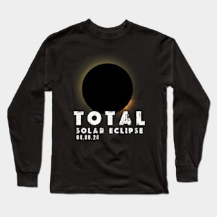 Eclipse 2024 Totality 04.08.24 Long Sleeve T-Shirt